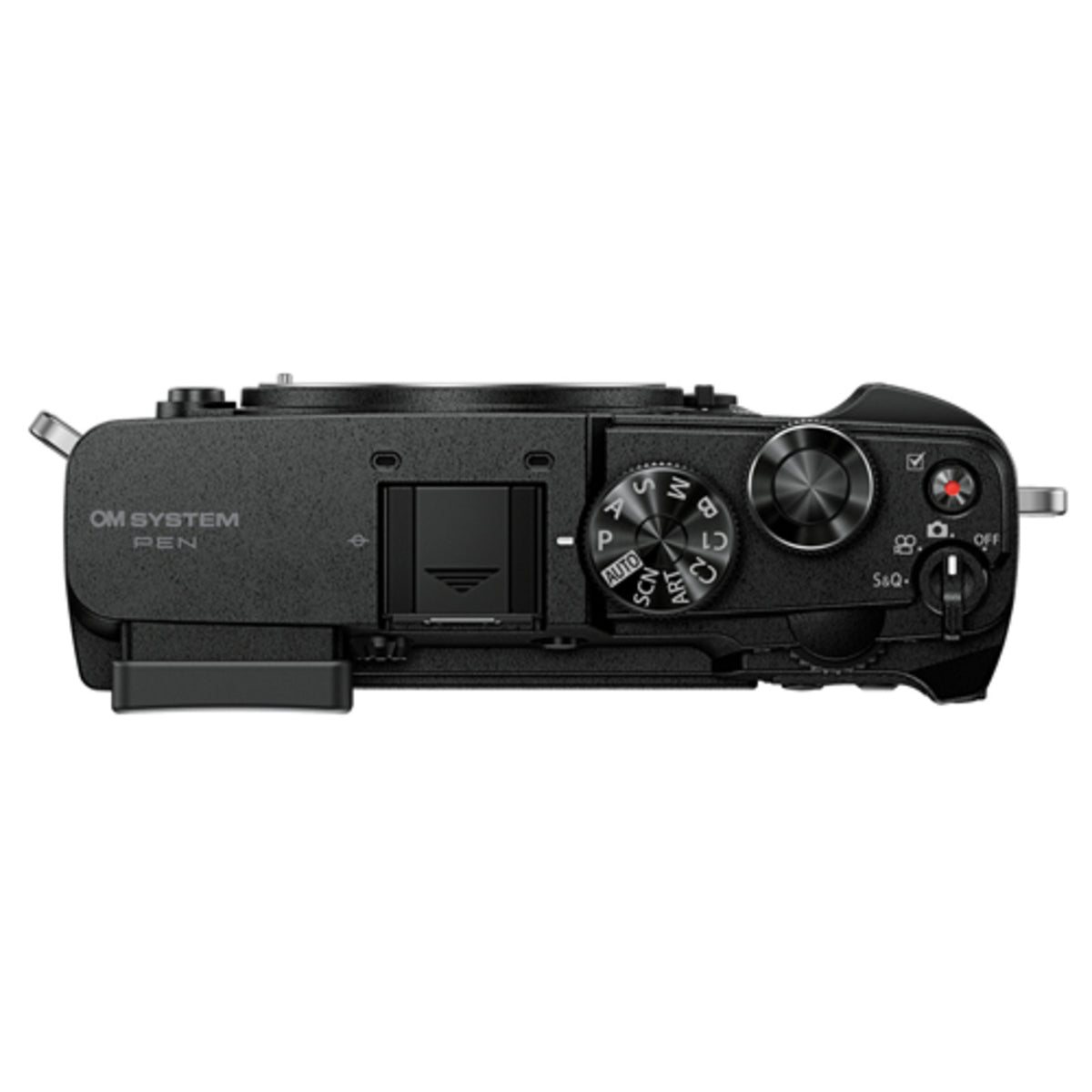 OM System PEN Black Mirrorless Camera with 14-42mm f/3.5-5.6 Lens