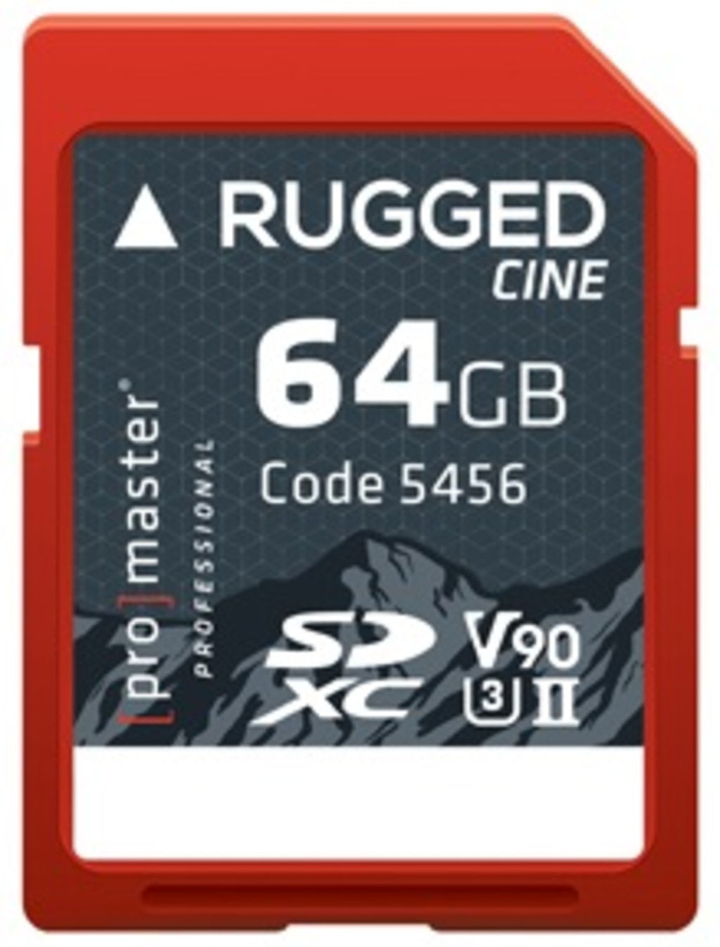 Promaster SDXC 64GB Rugged™ CINE UHS-II V90 Memory Card