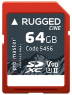 Promaster SDXC 64GB Rugged™ CINE UHS-II V90 Memory Card