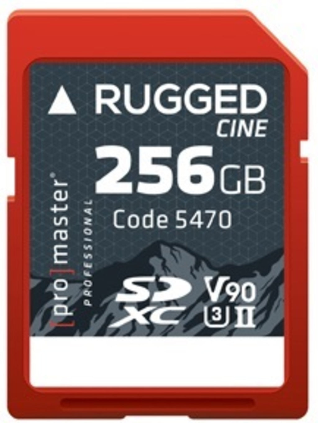 Promaster SDXC 256GB Rugged™ CINE UHS-II V90 Memory Card