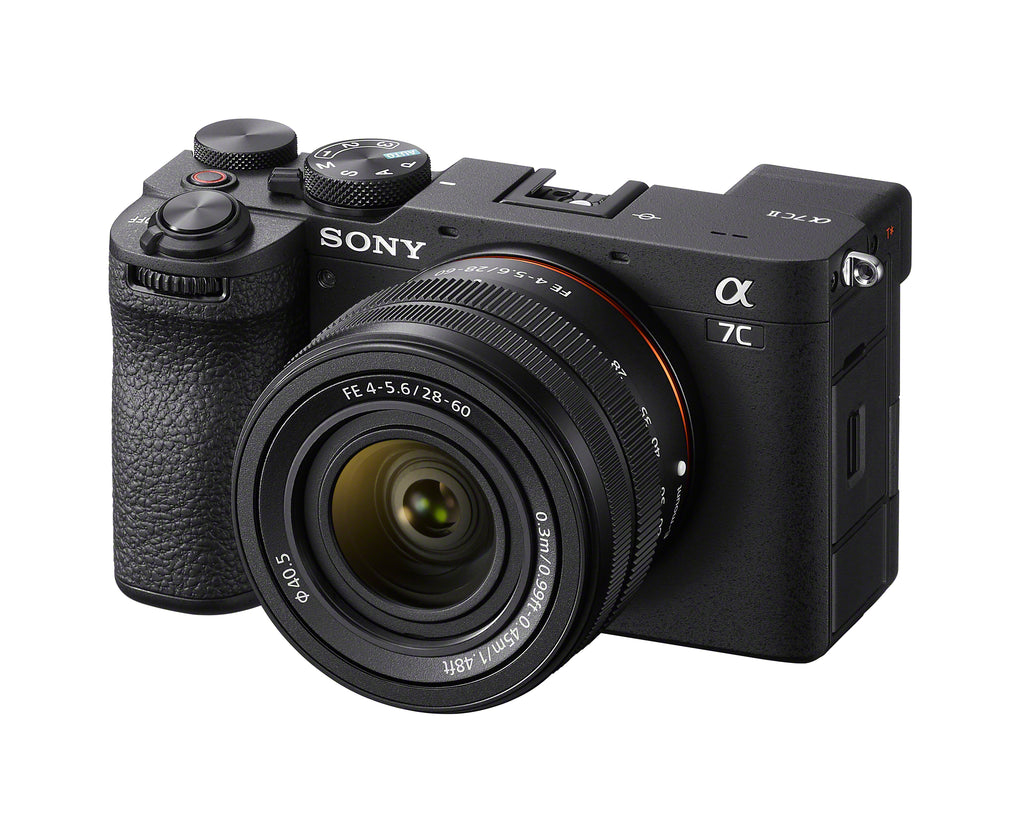 Sony Alpha a7C II Full-frame Interchangeable Lens Hybrid Camera with FE 28-60mm F4-5.6 Lens (Black)