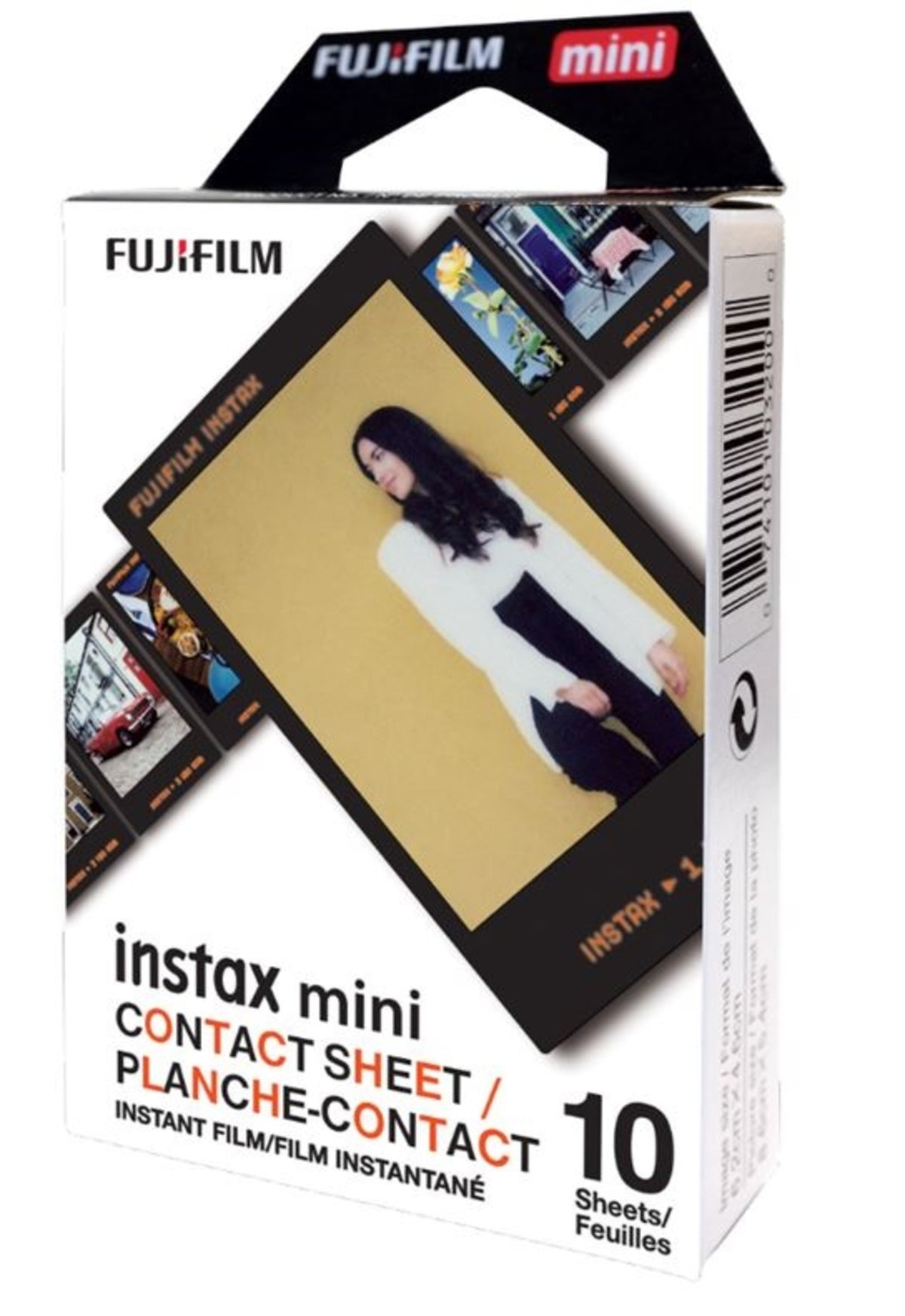 Fujifilm Instax Mini Instant Film (10 Exposures, Contact Sheet)