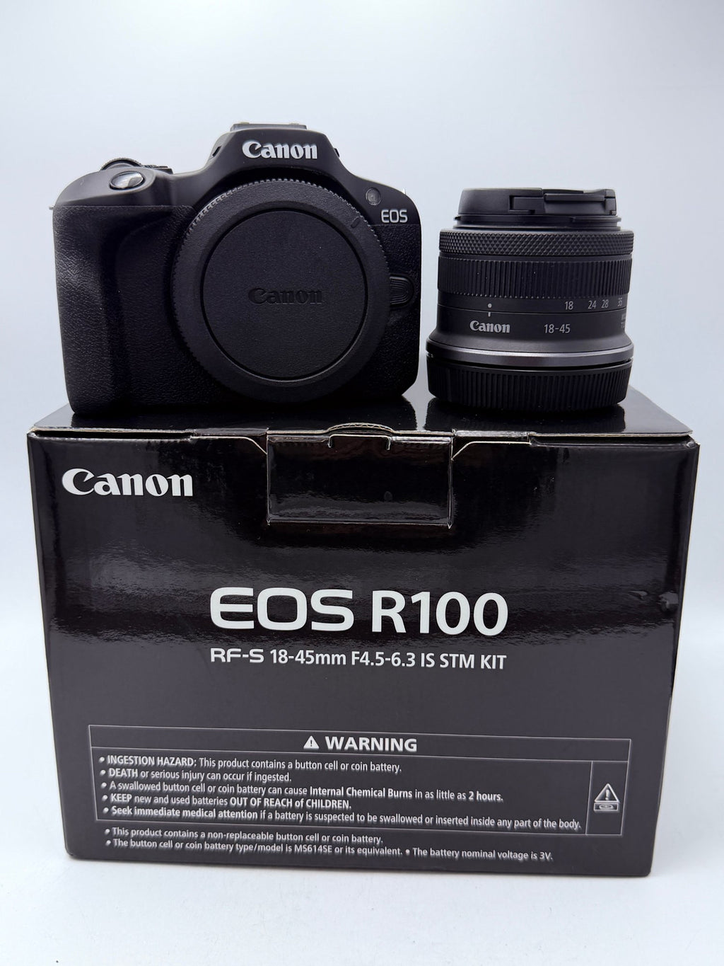 Used Canon R100 w/ RF-S 18-45mm f/4.5-6.3 IS STM Kit Lens