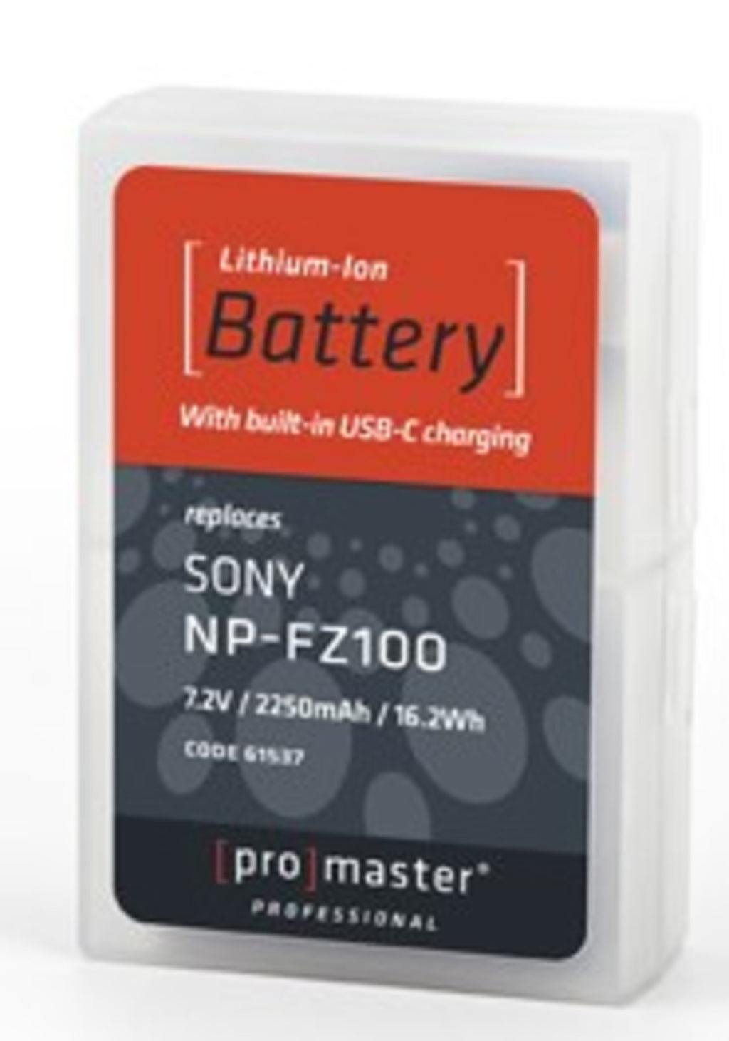 Promaster Li-ion Battery for Sony NP-FZ100 with USB-C Charging