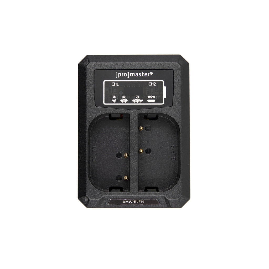 Promaster Dually Charger - USB-A for Panasonic DMW-BLF19 & DMW-BLK22