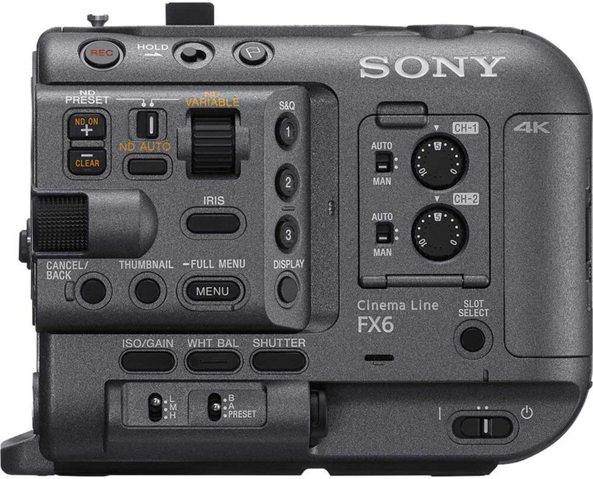 Sony FX6 Full-Frame Cinema Camera (Body Only) (ILMEFX6V)
