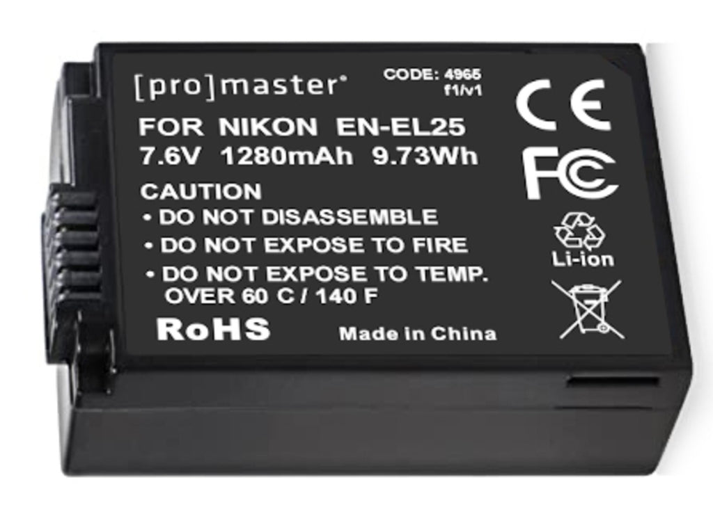 Promaster Li-ion Battery for Nikon EN-EL25