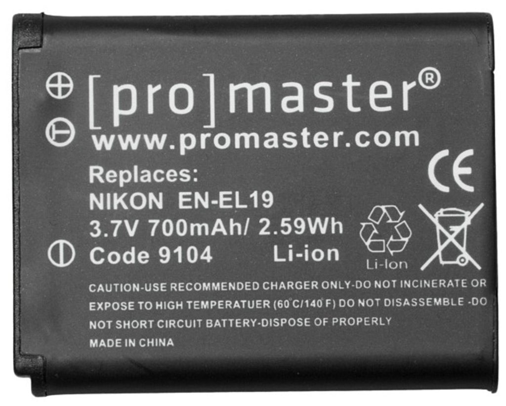 Promaster EN-EL19 Battery for Nikon