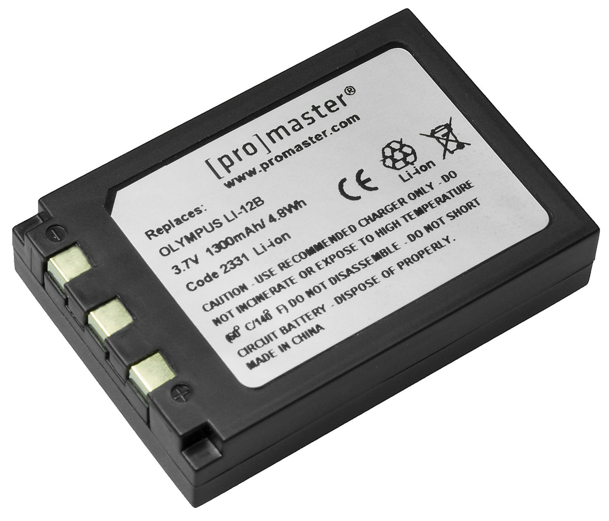 Promaster LI-12B Battery for Olympus