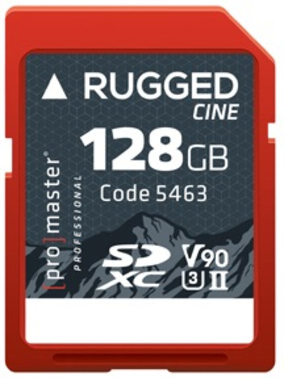 Promaster SDXC 128GB Rugged™ CINE UHS-II V90 Memory Card