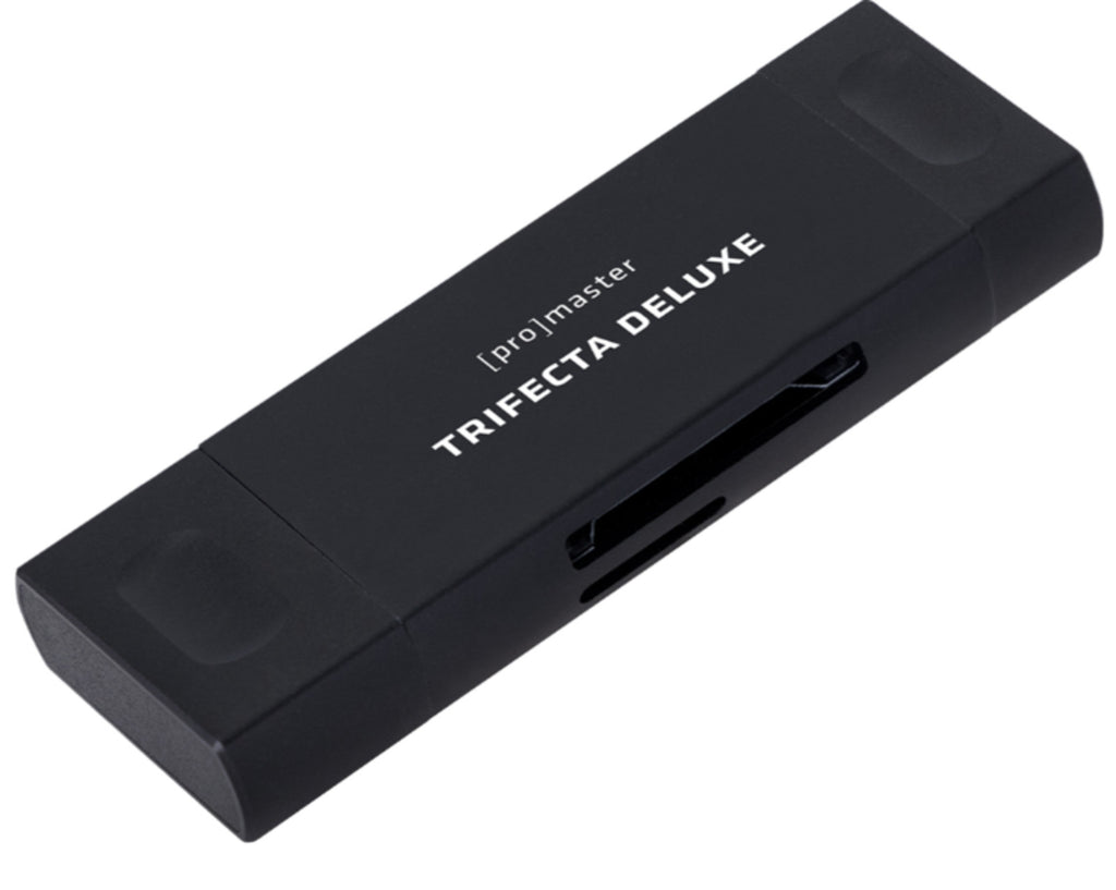 Promaster Trifecta Deluxe UHS-II SD/Micro SD Card Reader #72416