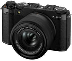 Fujifilm X-M5 Mirrorless Camera with XC 15-45mm F3.5-5.6 OIS PZ Lens (Black)