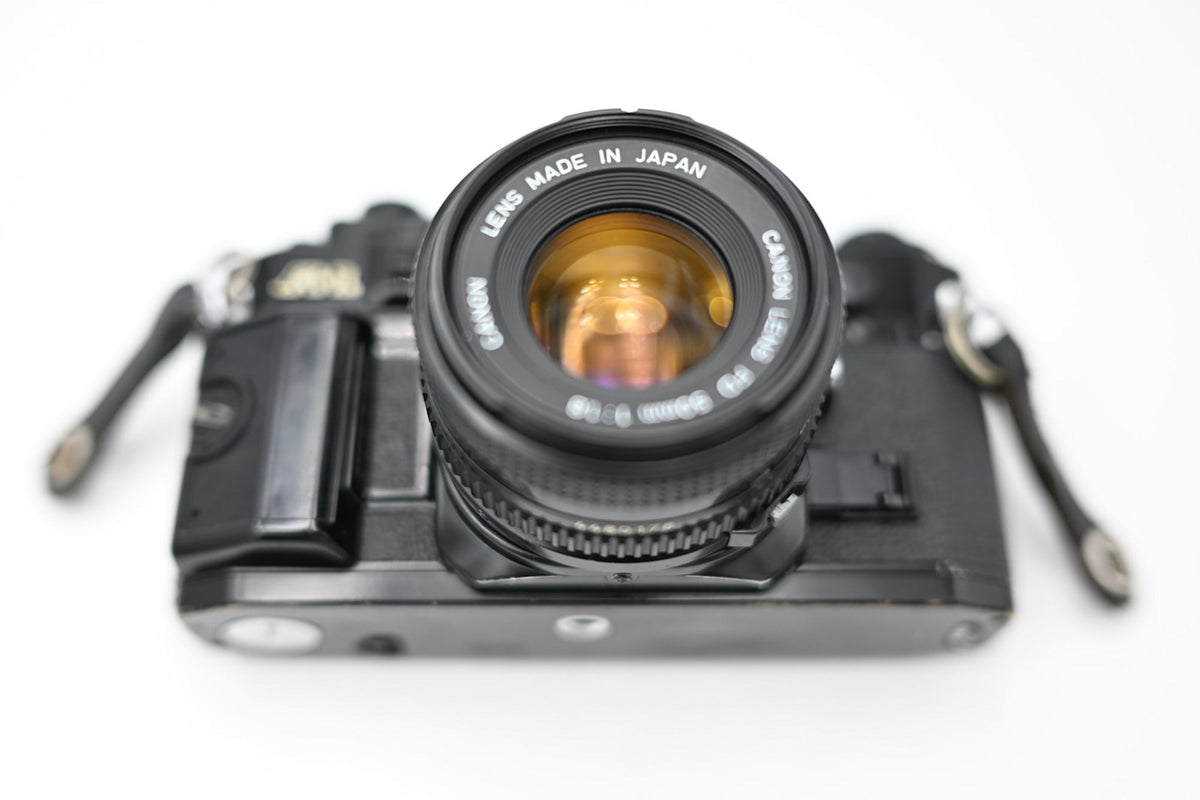 Used Canon AE-1 w/ Canon FD 50mm 1:1.8 Lens