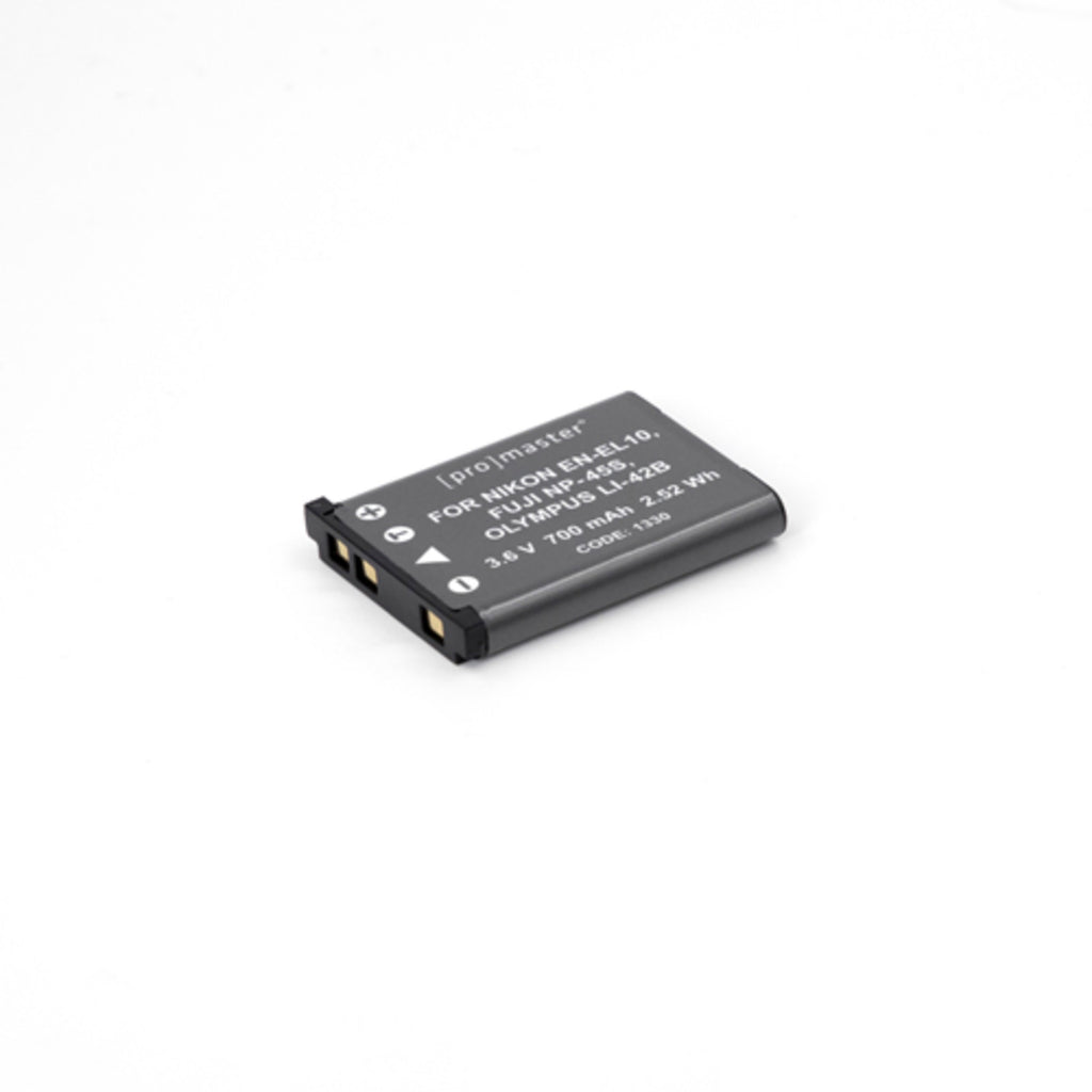 Promaster Li-ion Battery for Nikon EN-EL10, Fujifilm NP-45S, Olympus LI-42B