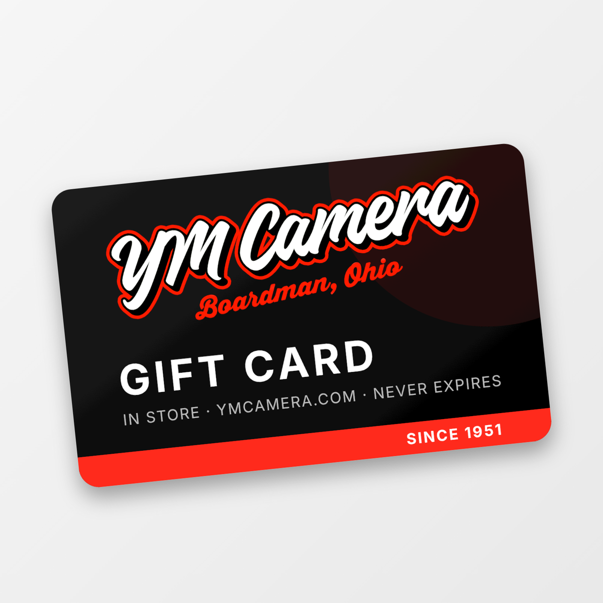 YM Camera gift card